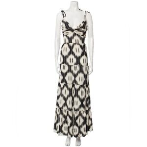 ALICE & OLIVIA KATARA TWIST TOP TIERED MAXI DRESS - Size 2 NWT